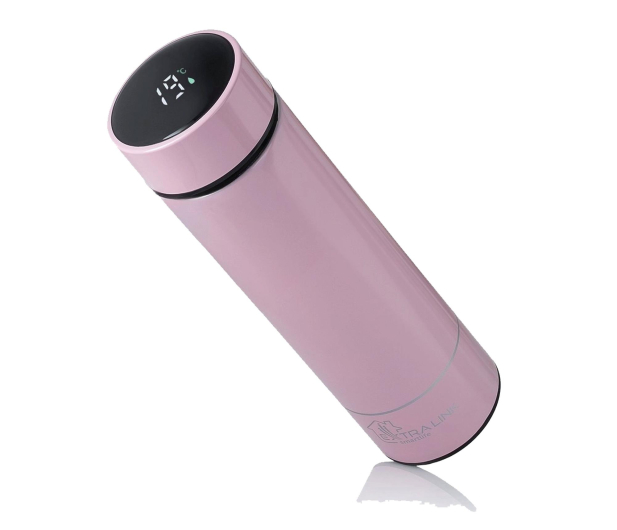 ExtraLink Travel Mug Różowy Kubek termiczny Termos z wyświetlaczem LED - 1585414 - zdjęcie 2